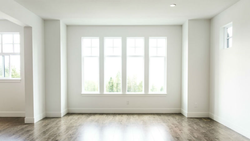 Empty front room
