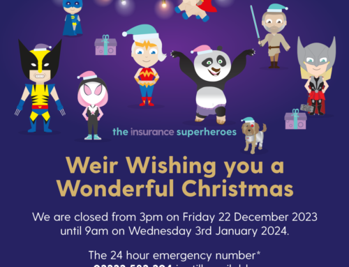 Business Insurance Renewal & Christmas Hours